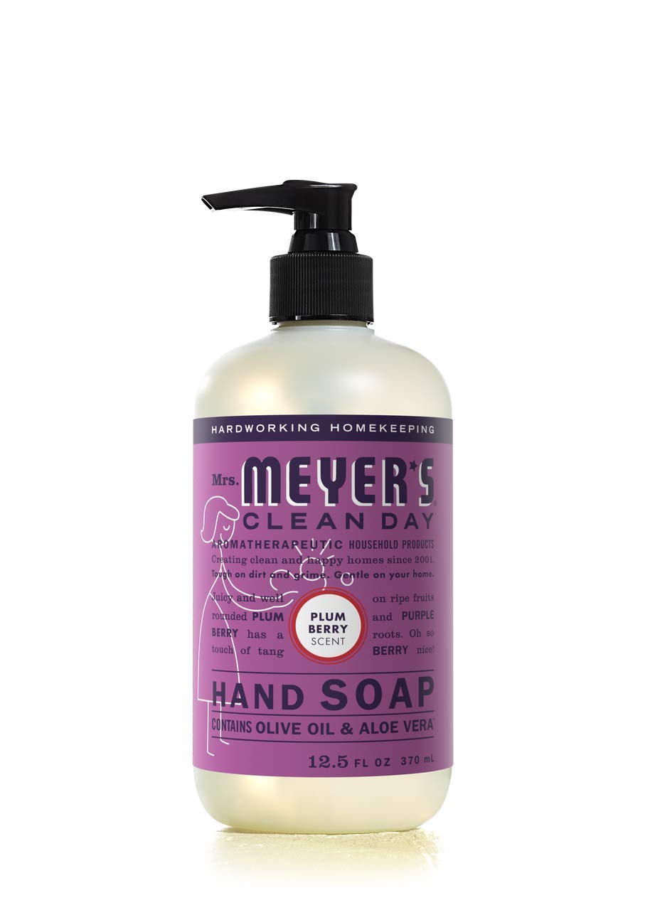 Mrs. Meyer's Clean Day Jabón de manos verbena de limón, aroma cítrico vigorizante.