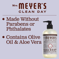 Mrs. Meyer's Clean Day Lavanda: espuma cremosa ideal para uso diario.