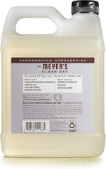 Recarga de jabón Mrs. Meyer’s Clean Day Lavanda y Albahaca, lista para rellenar.