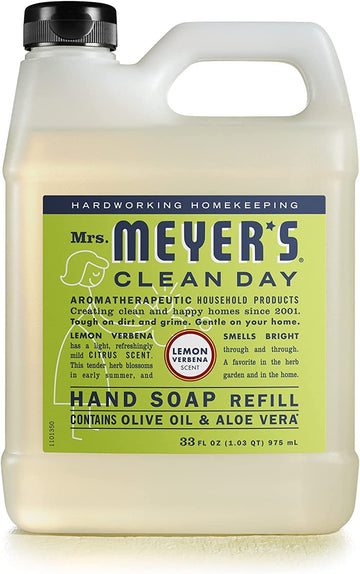 Mrs. MEYER'S Lemon Verbena, jabón manos, aroma cítrico para iniciar el día