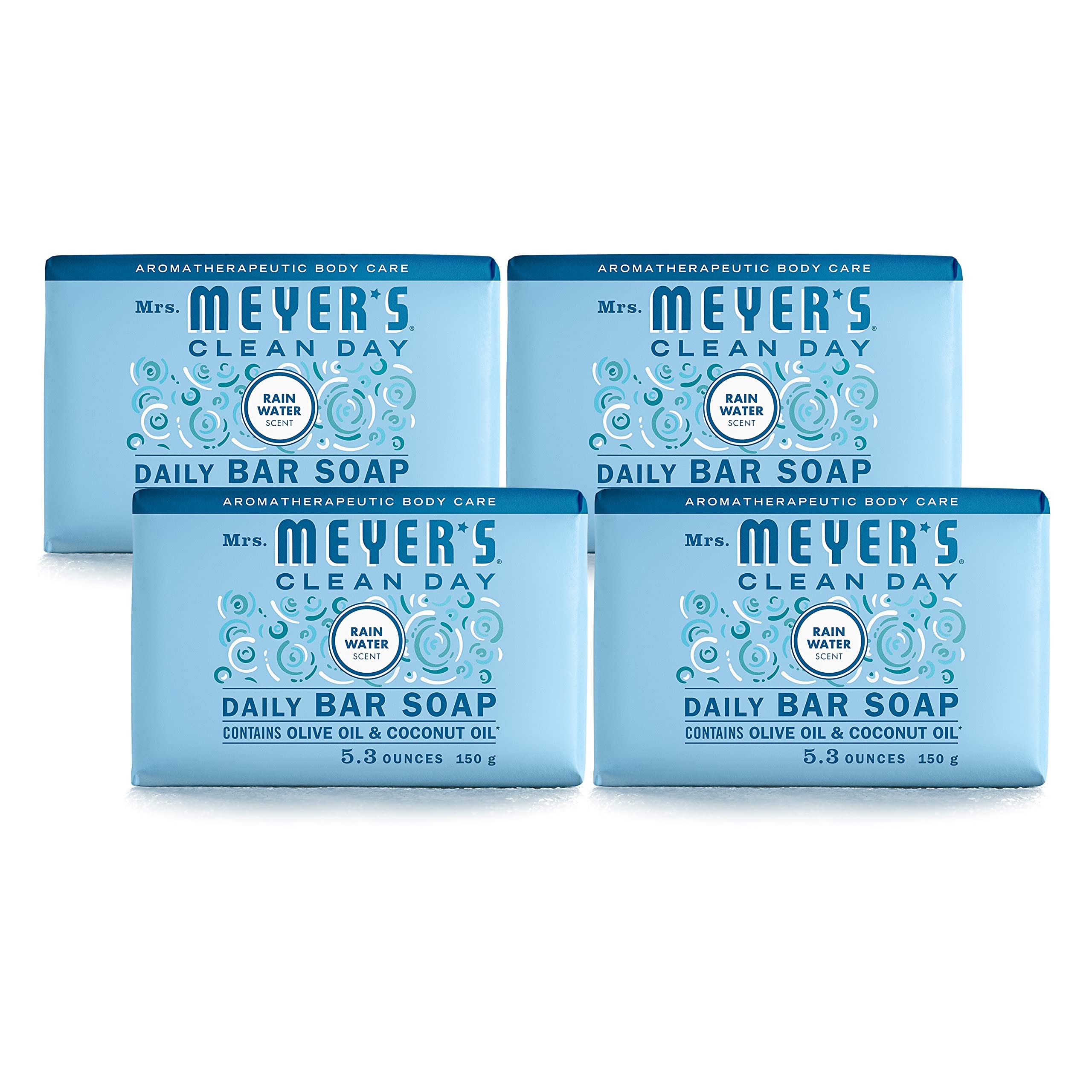 MRS. MEYER'S Rain Water – aperçu savon solide rafraîchissant