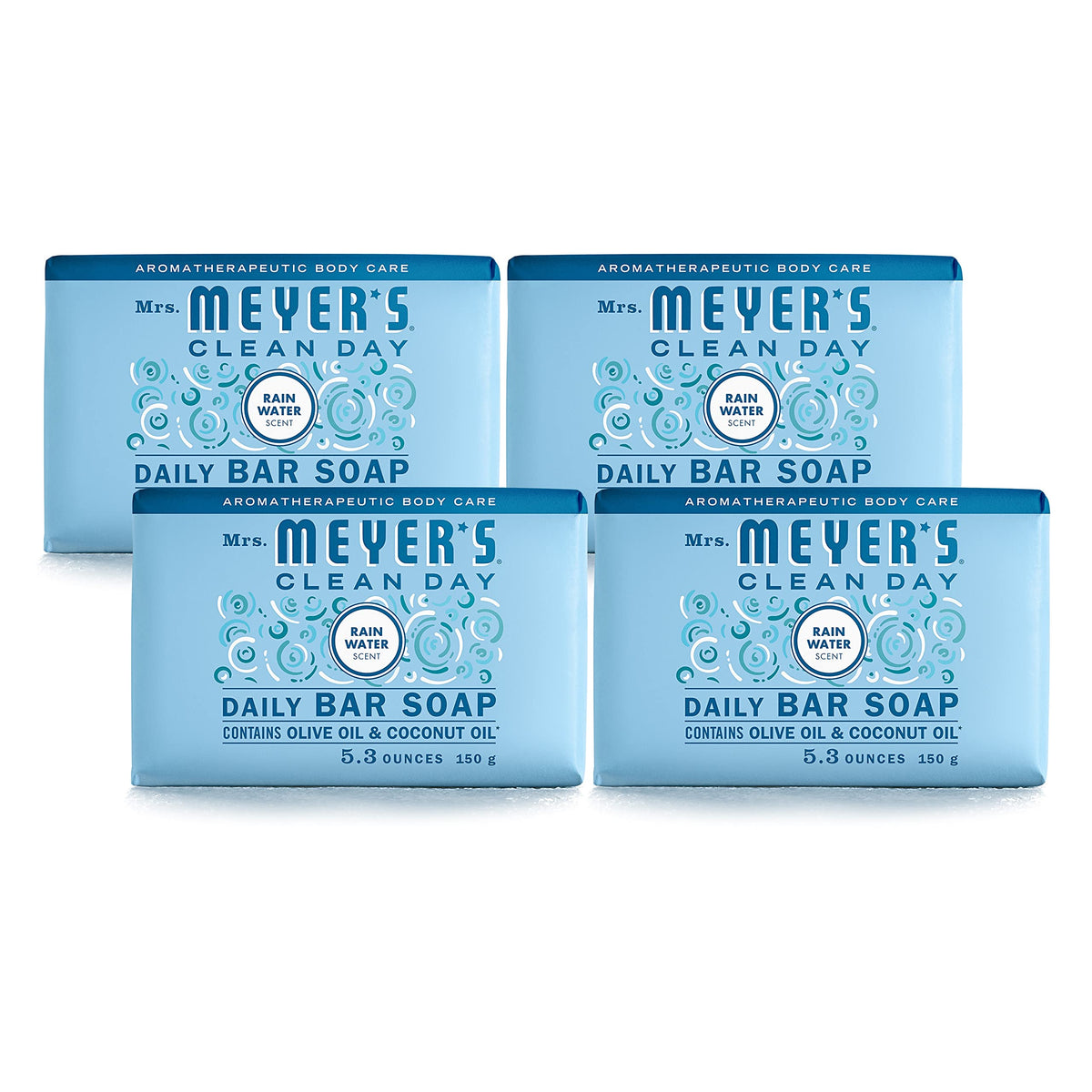 MRS. MEYER'S Rain Water – aperçu savon solide rafraîchissant