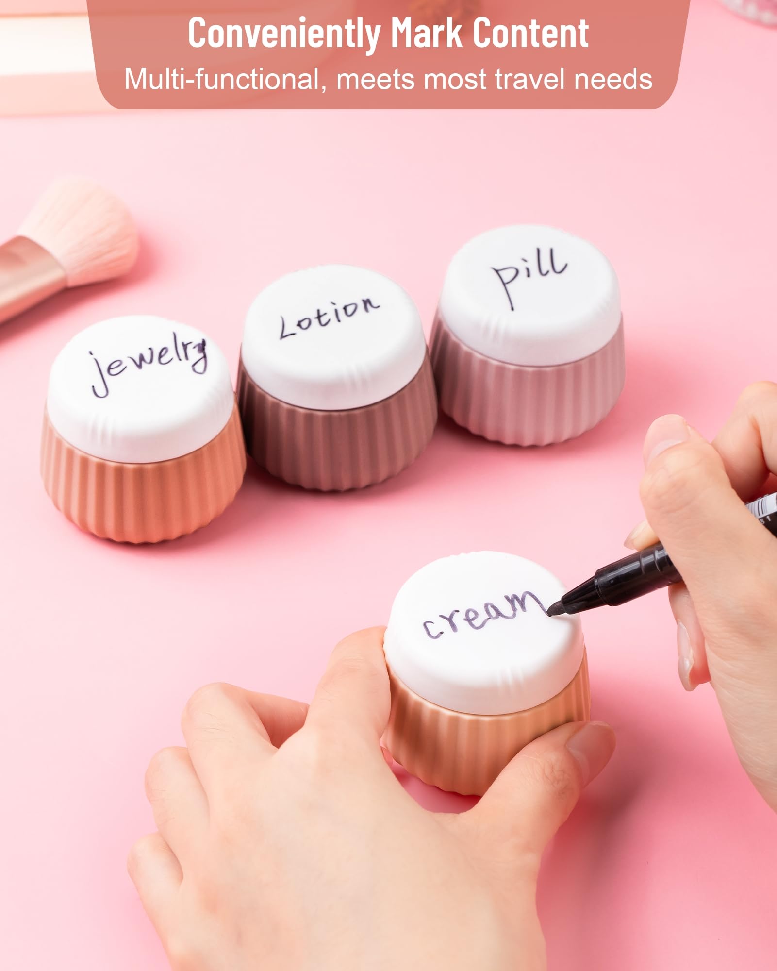 Bolsa cosmética transparente Mrsdry para organizar artículos pequeños