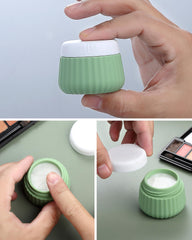 Mrsdry bolsa de maquillaje transparente, organizador compacto para viaje