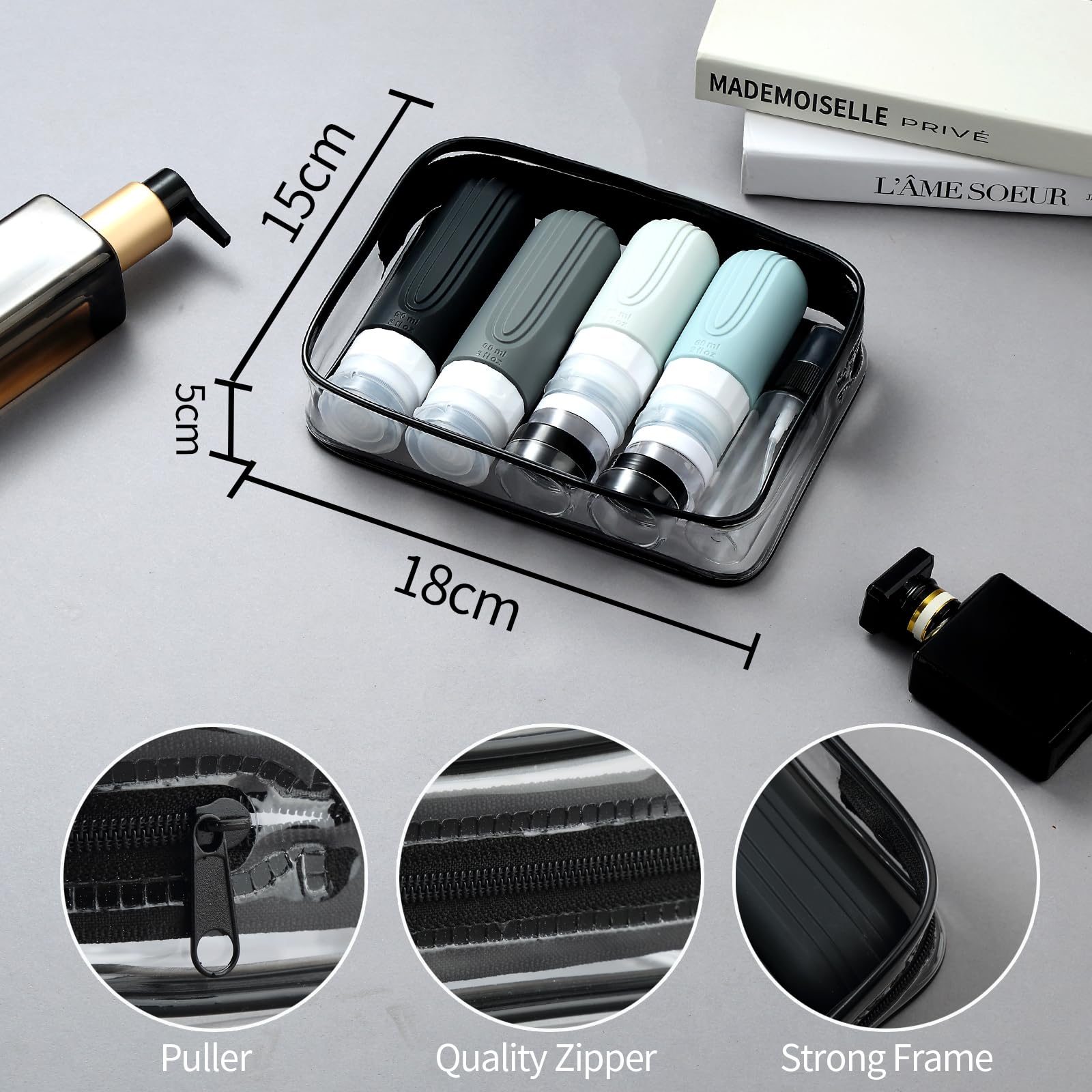 Mrsdry cucharillas de viaje, 2 herramientas para medir.