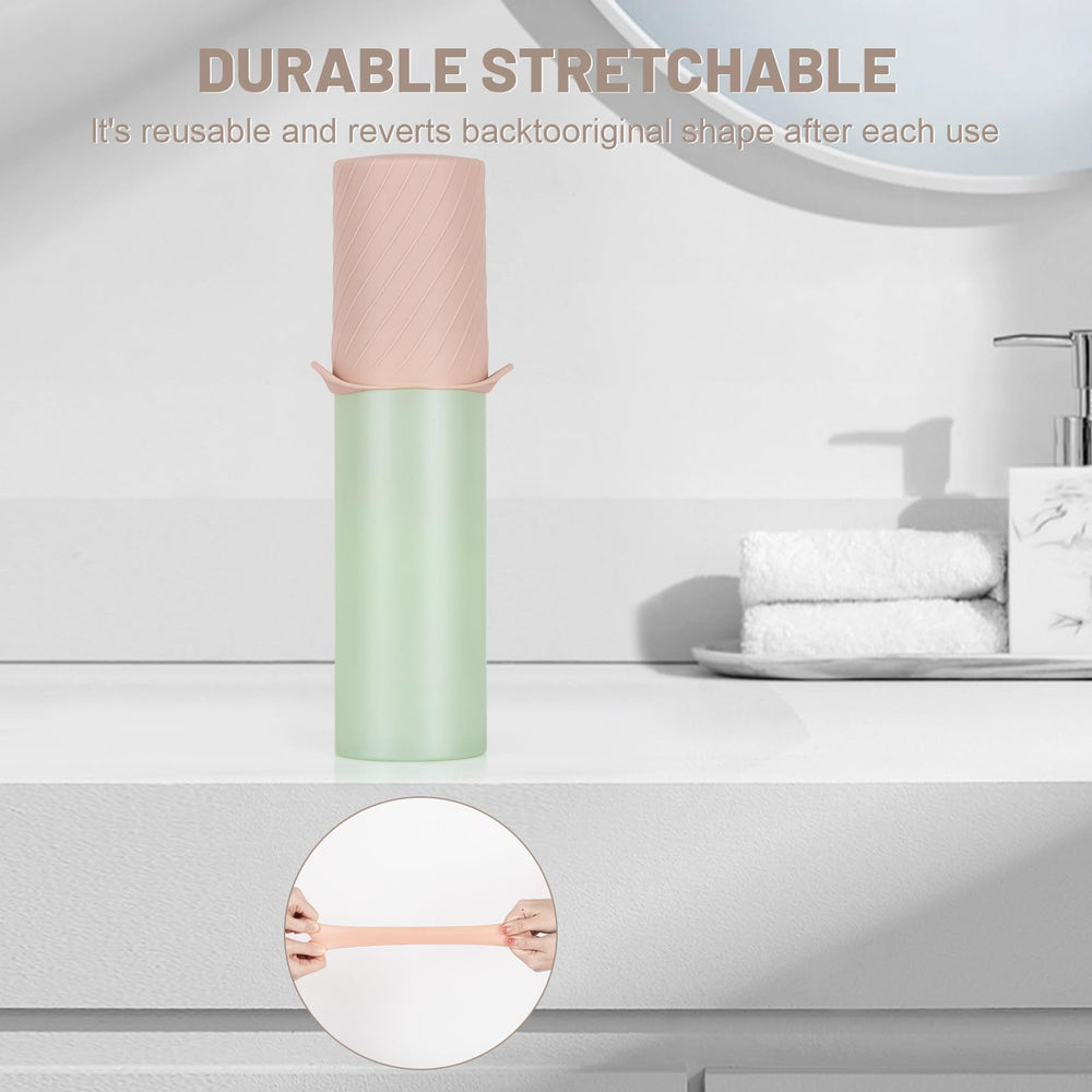 Paquete de 8 unidades MrsDry para varias botellas de belleza.