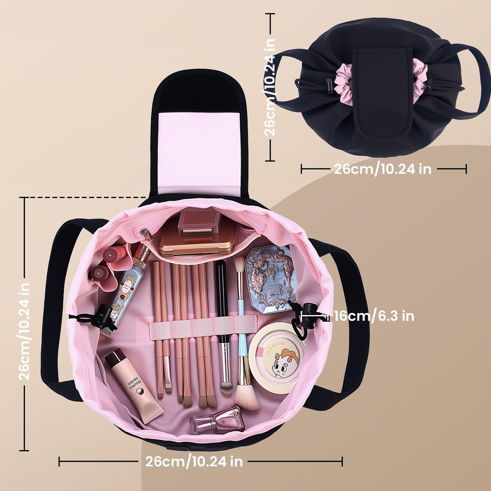 Bolsa de higiene MrsFox para viaje, espaciosa y lista para tus esenciales.