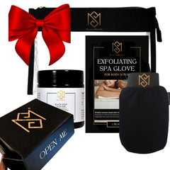 MS guante exfoliante Kessa para exfoliación corporal suave.