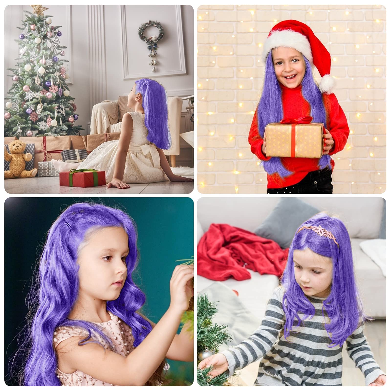 MSDADA peine-tiza compacta para pelo, tono violeta fácil de usar