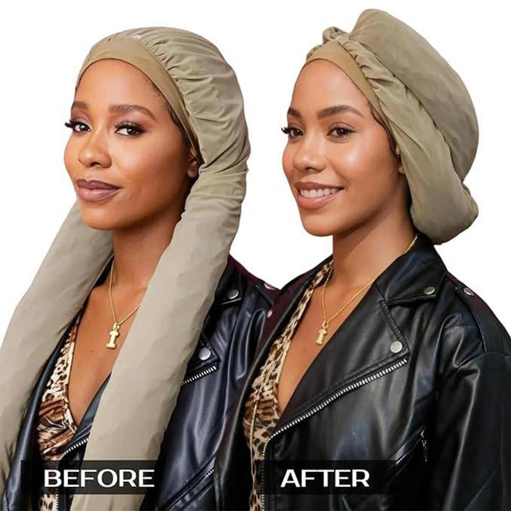 MsFan Bonete de satinado, tacto suave para cabello sin encrespado.