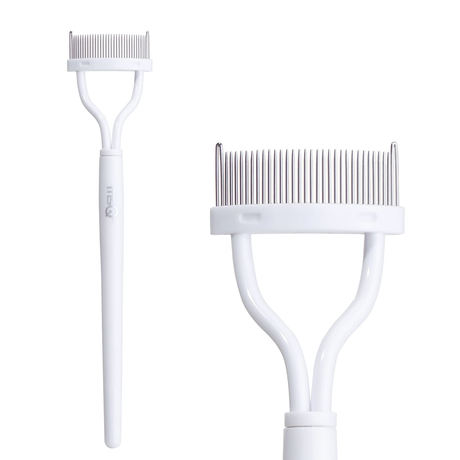 MSQ cepillo separador de pestañas ergonómico para definir y separar.