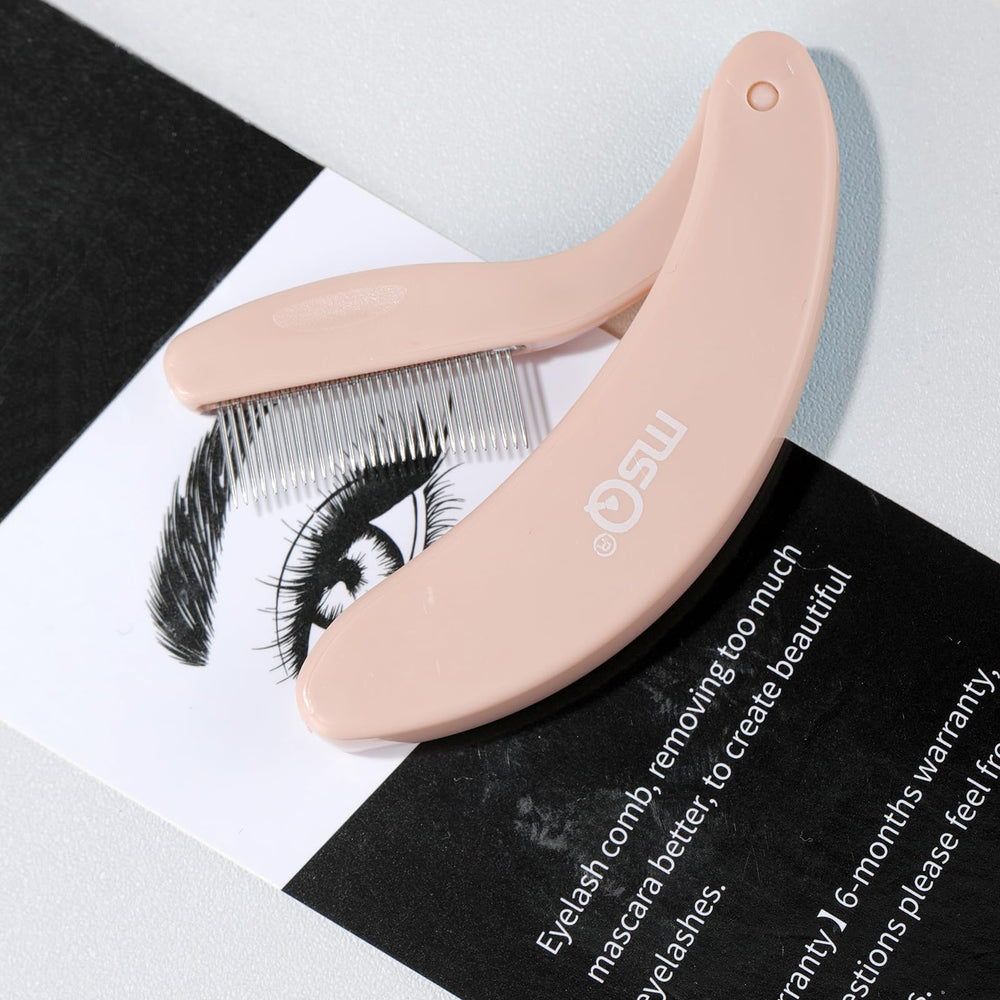 MSQ cepillo para maquillaje de pestañas, permite un acabado cuidadoso.