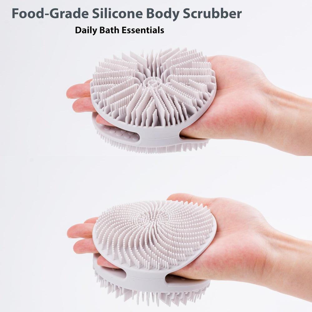 MtBoi brocha silicona cuerpo suave, ideal para piel sensible