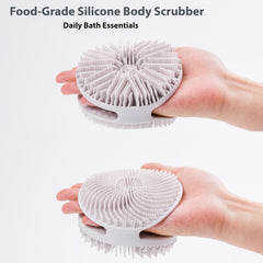 MtBoi brocha silicona cuerpo suave, ideal para piel sensible