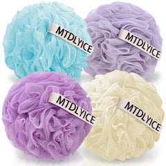 MTDLYICE lufa XXL lavanda espumosa para limpieza suave y profunda