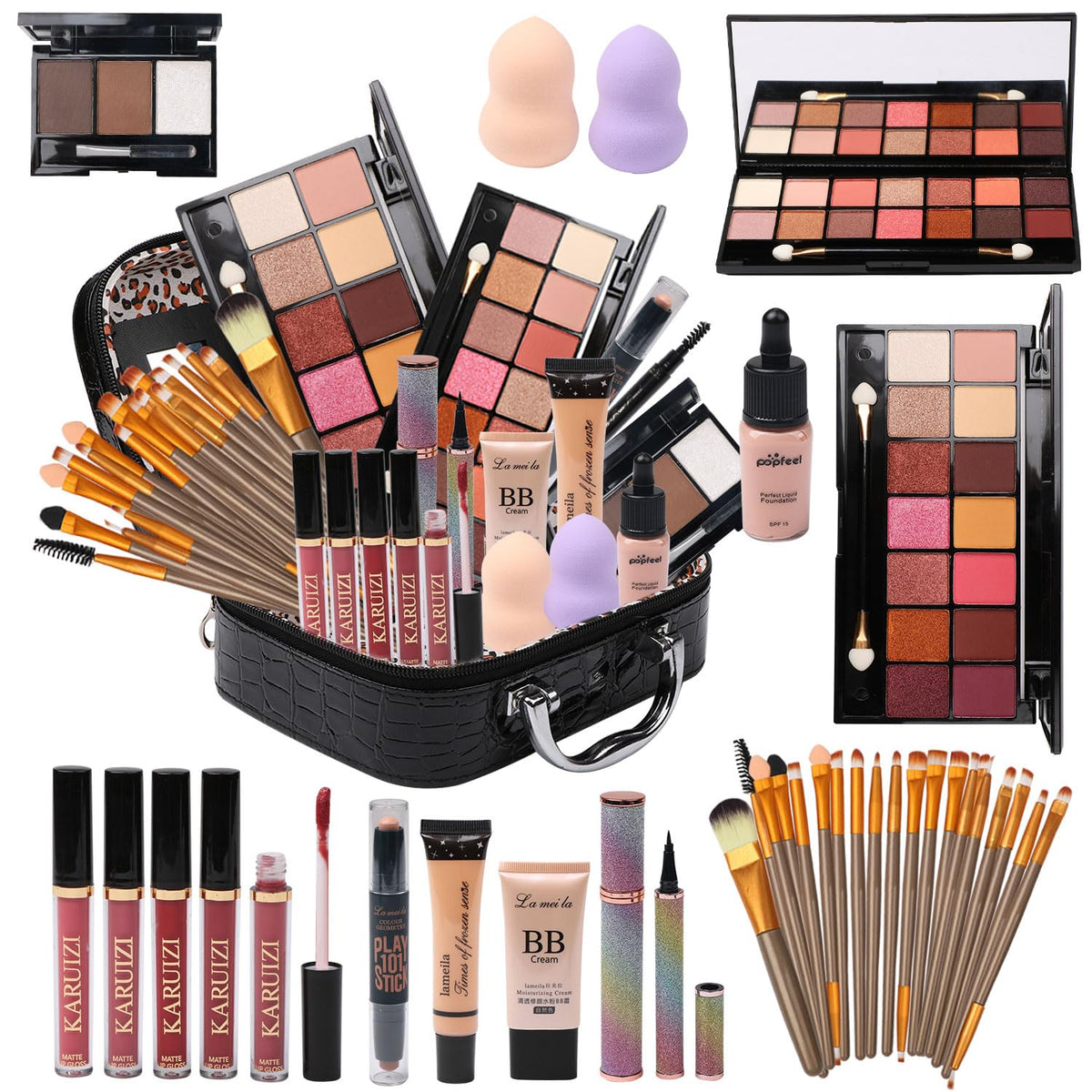 MTDXILTAI makeup kit bag showing organized storage for travel and daily routines