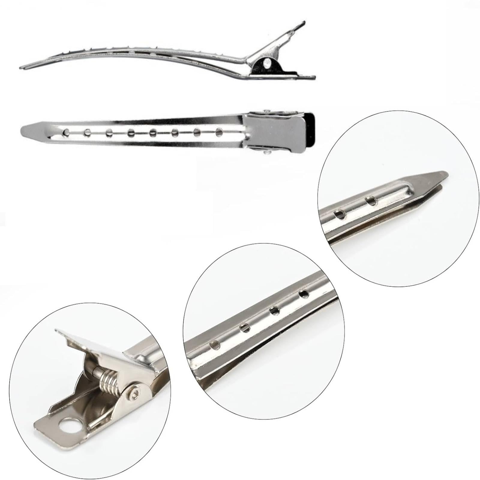 Pinzas de metal recubiertas de níquel, duraderas y anti-oxidación