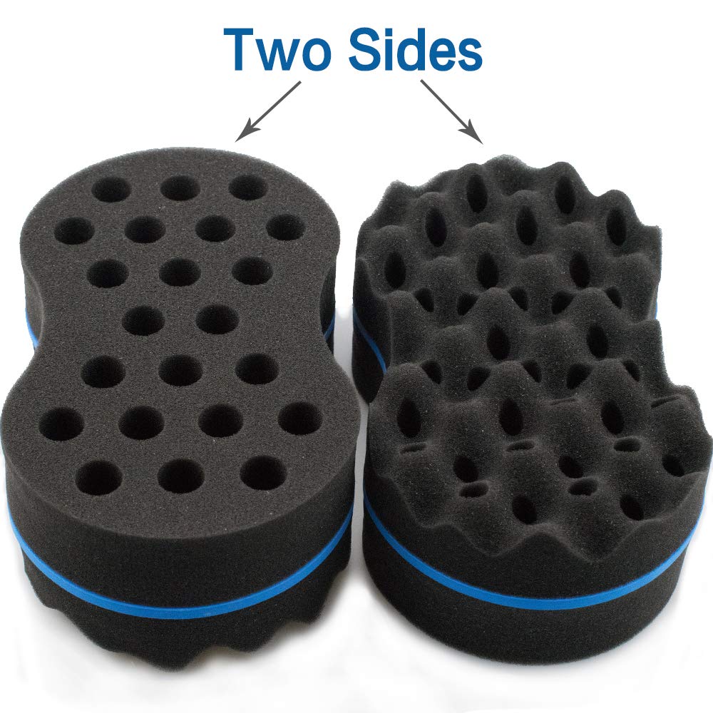 MTWIST esponja rizos ondulados; huecos pequeños para rizos apretados.