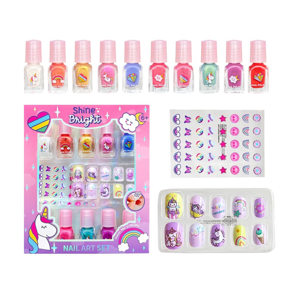 MU Unicorn Fantasy Kit: fiestas y cumpleaños con uñas de fantasía listas.