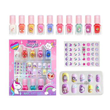 MU Unicorn Fantasy Kit: fiestas y cumpleaños con uñas de fantasía listas.