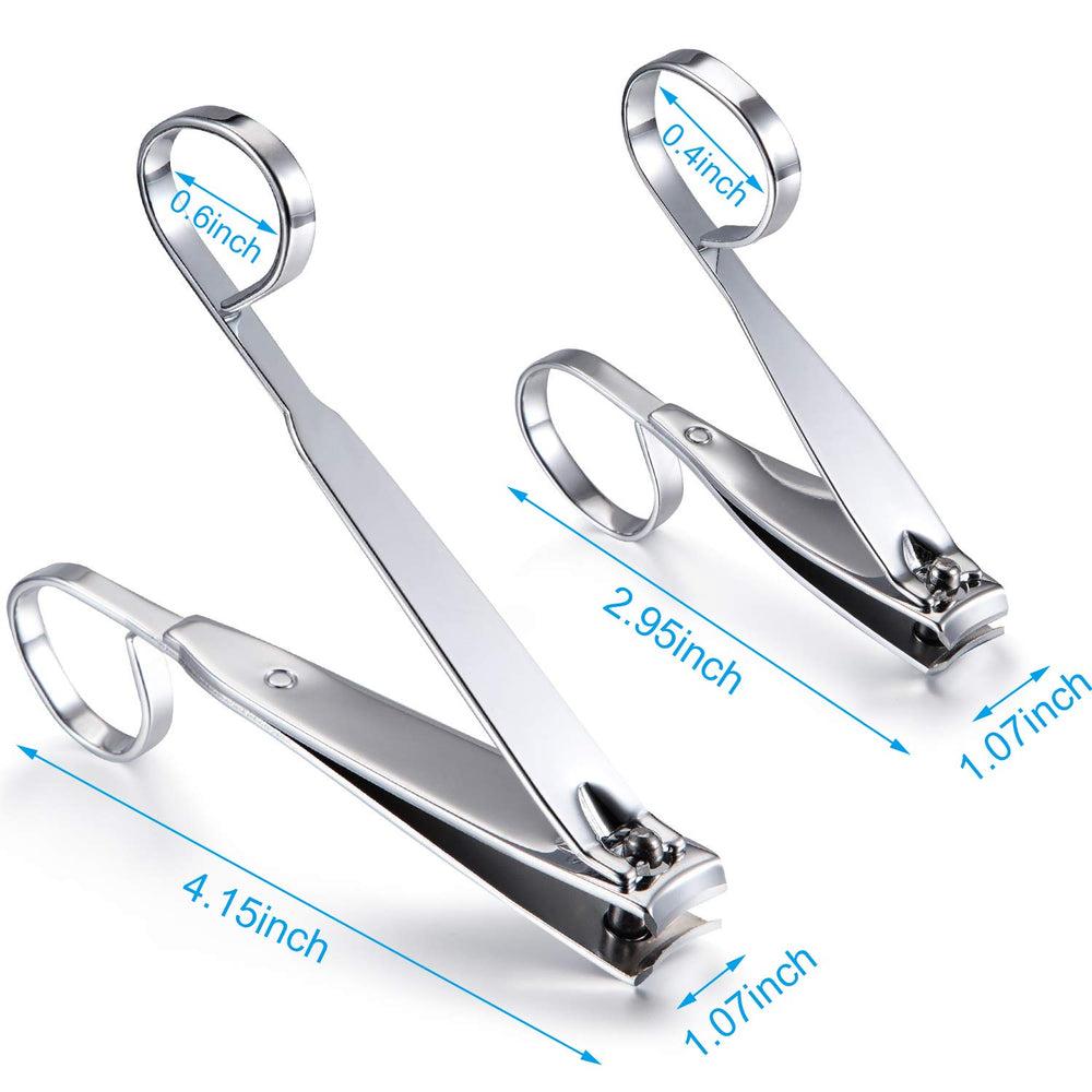 Mudder EZ Grip corta uñas para pies, ideal para uñas gruesas.