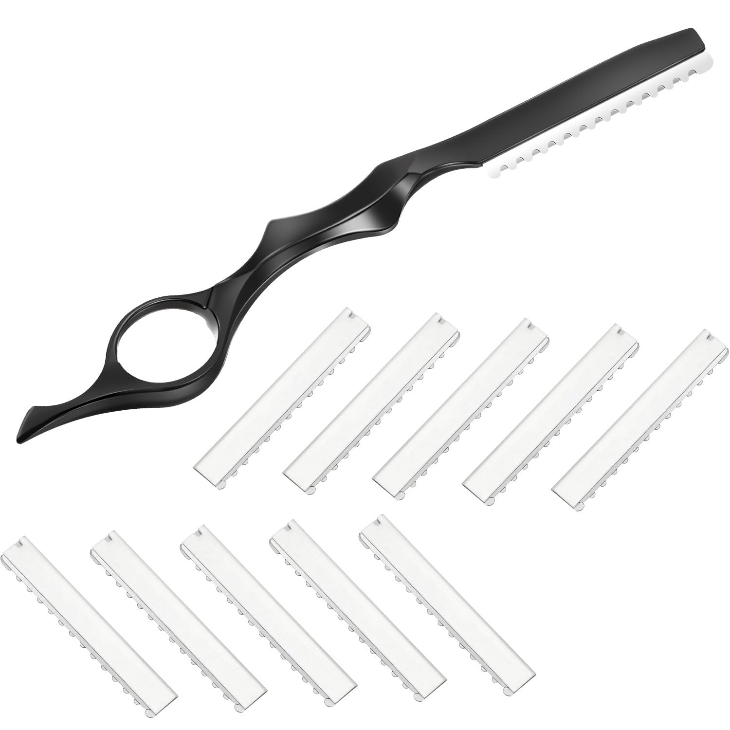Mudder peine afilador para cabello, 11 piezas, ideal para salón o casa.
