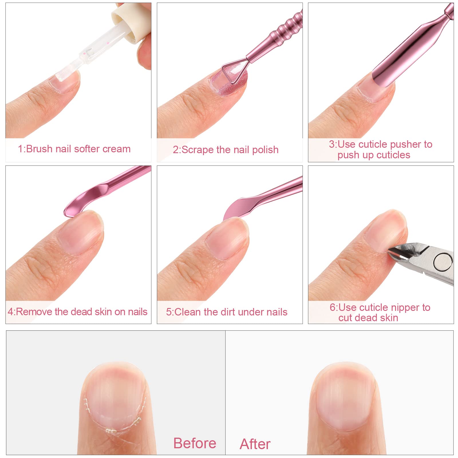 Mudder set manicura pedicura profesional, uso versátil en casa o salón.