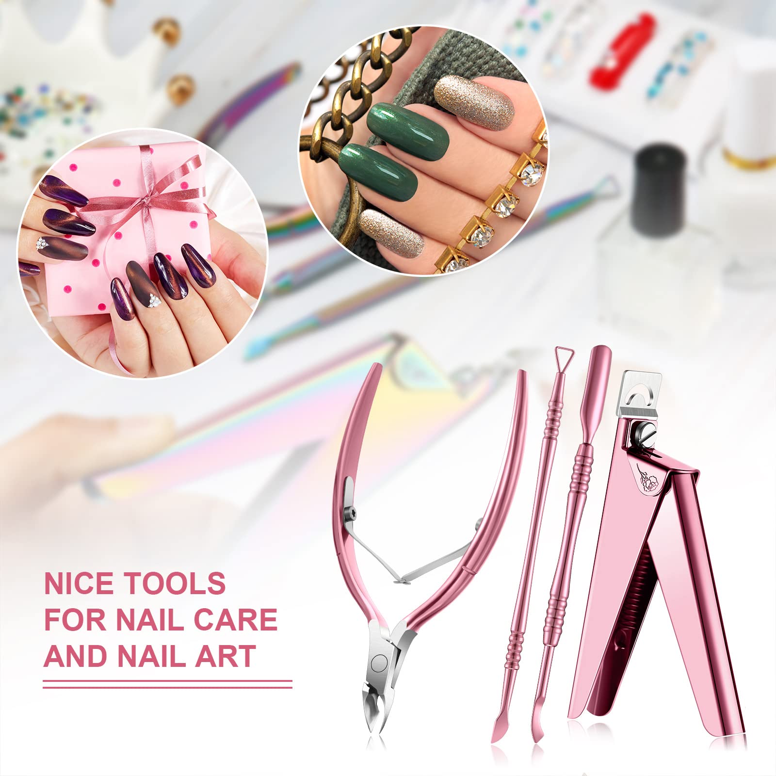Mudder uso casa y salon, kit completo para cuidado de uñas.