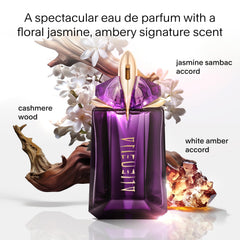 Mugler Alien: envase recargable para uso sostenible y prolongado.