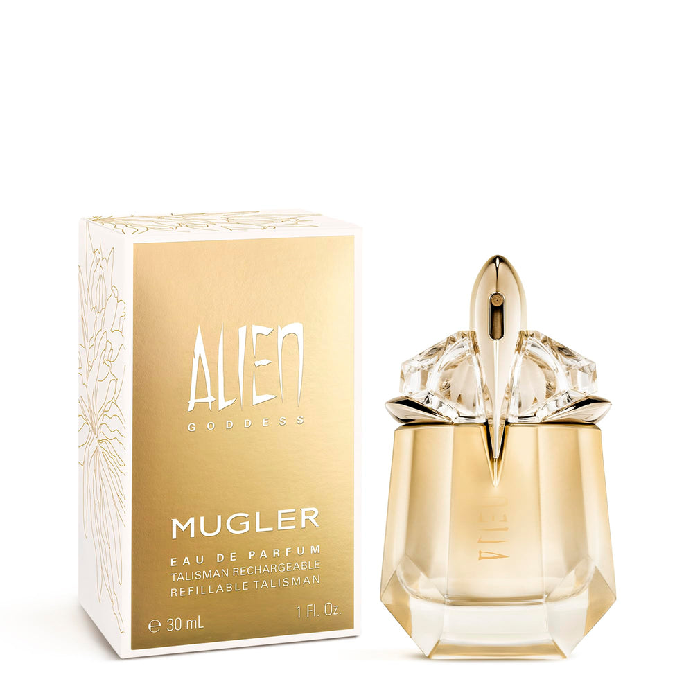 Mugler Alien Goddess: aplicador de perfume para uso preciso.
