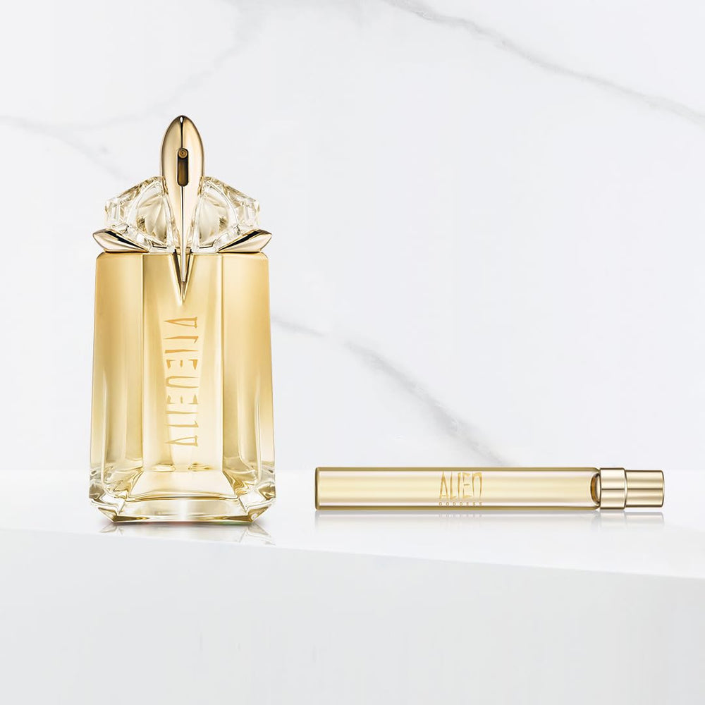 Notas de bergamota italiana en Mugler Alien Goddess, aroma fresco para empezar el día.