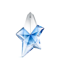 Mugler Angel: botella brillante con bergamota para inicio fresco y aroma duradero.