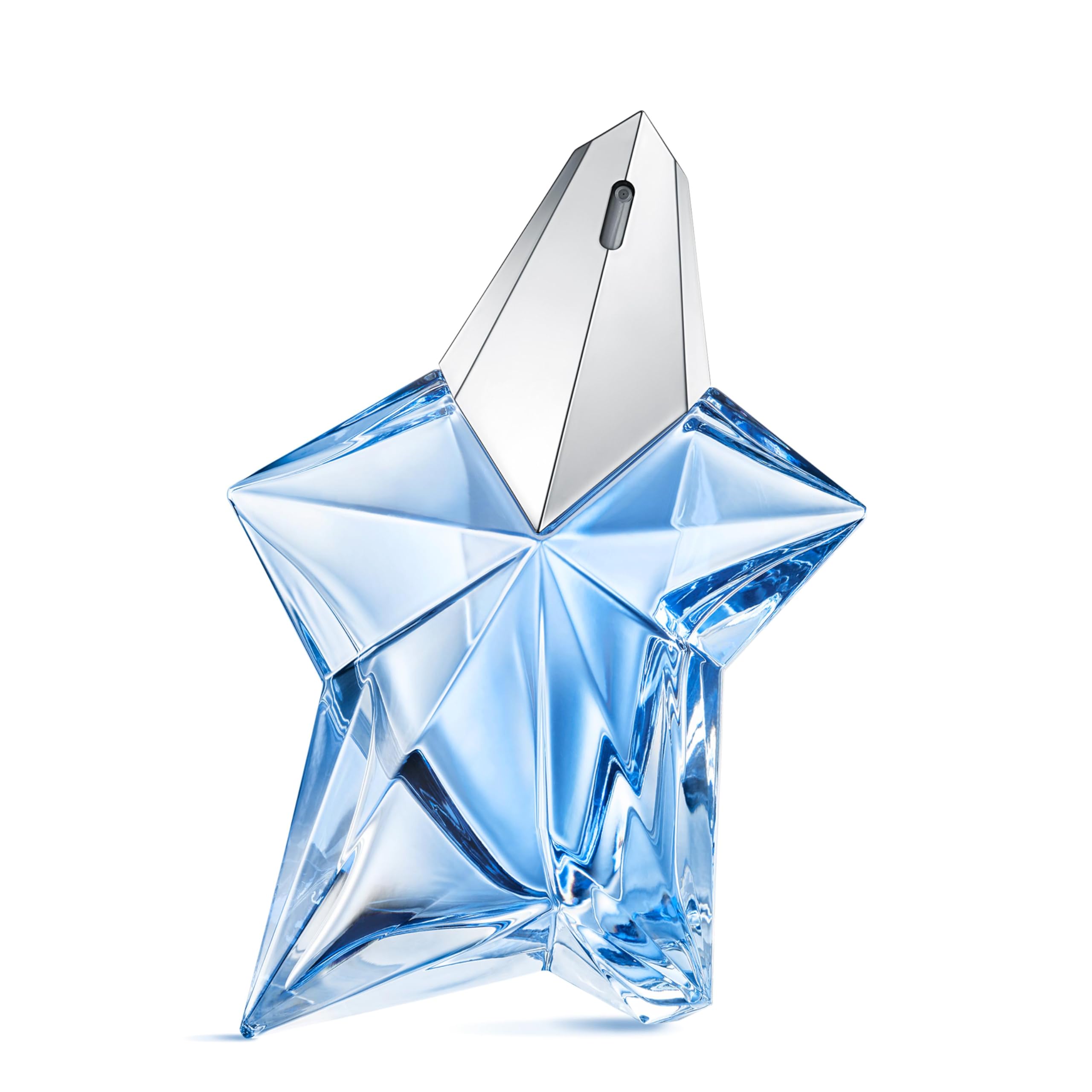 Mugler Angel, botella elegante, aroma distintivo para ocasiones especiales y uso diario.