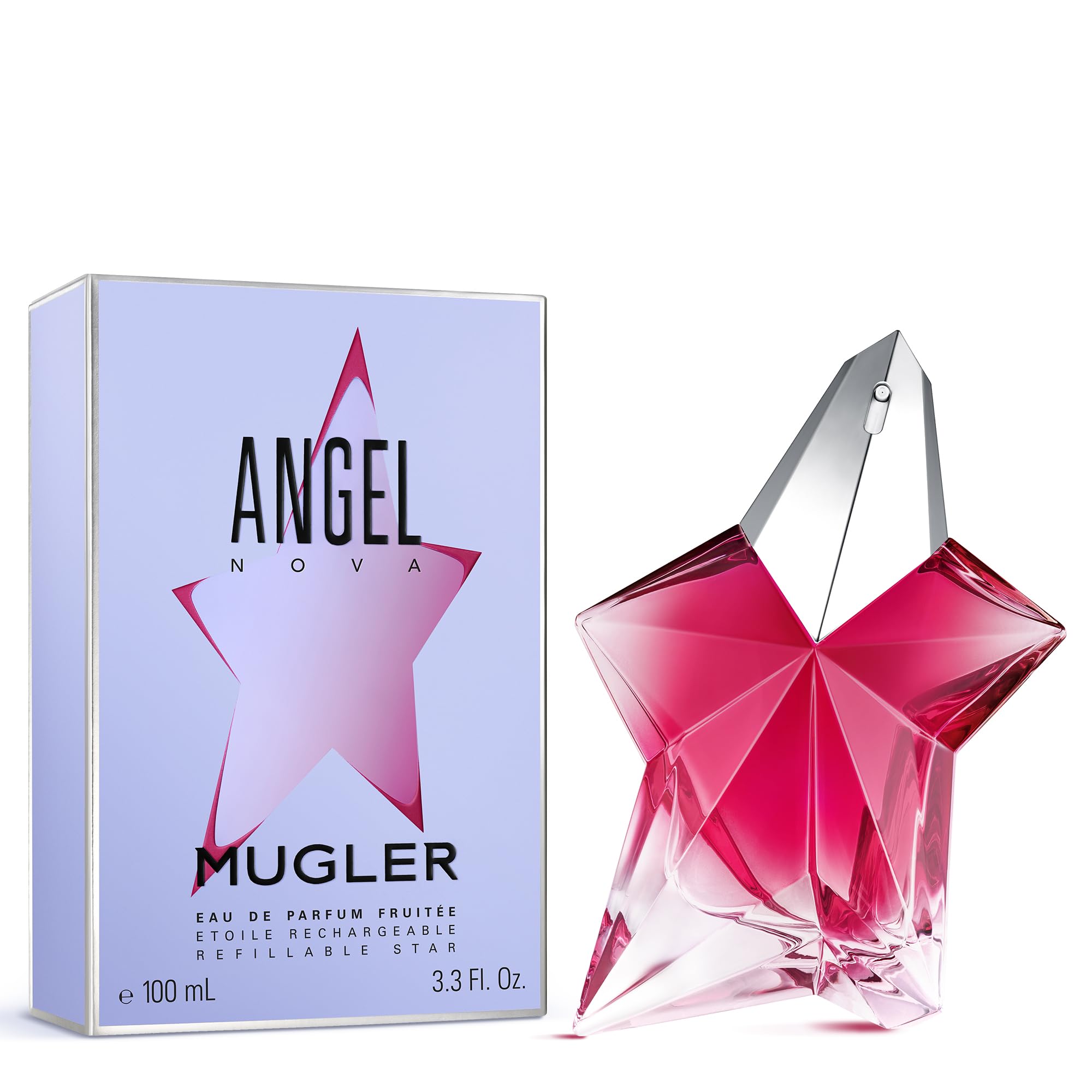 Mugler Angel Nova: detalle de la estrella, símbolo icónico de la fragancia