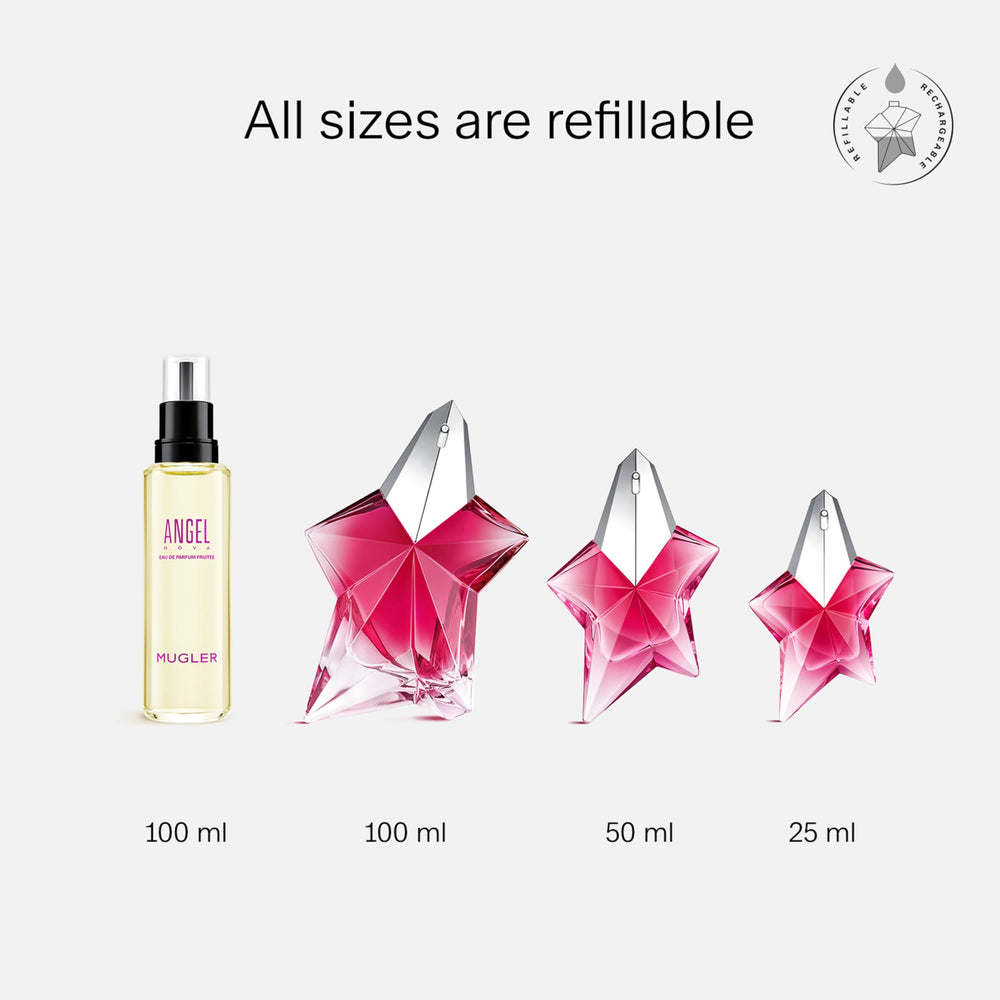 MUGLER Angel Nova con rosa Damascena para sensualidad suave.