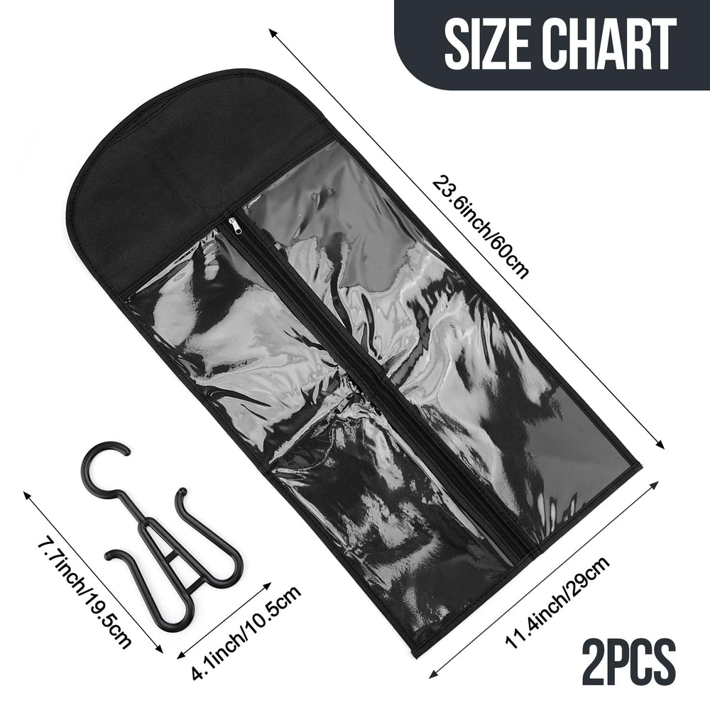 MUIIGOOD protección polvo-impermeable para pelucas con colgador, mantiene prendas limpias.