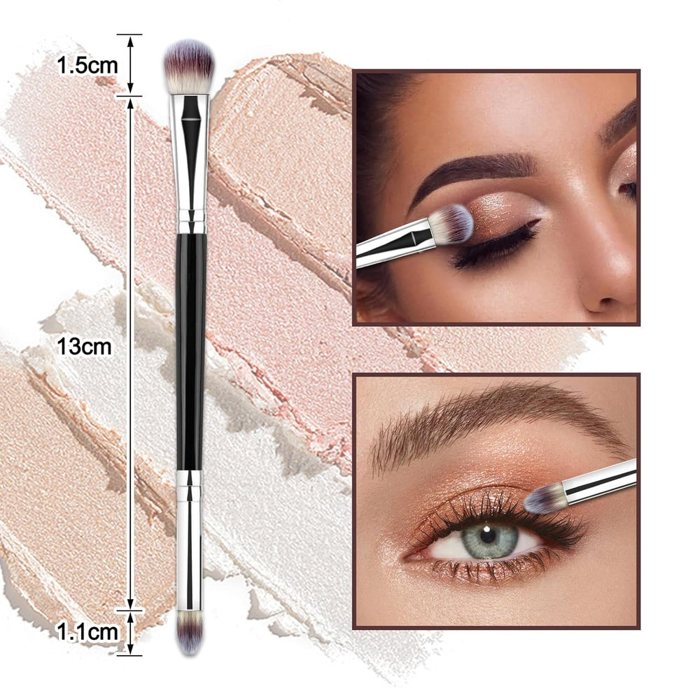 Brocha MUIIGOOD para mezclar sombras, gradientes suaves y transiciones limpias.