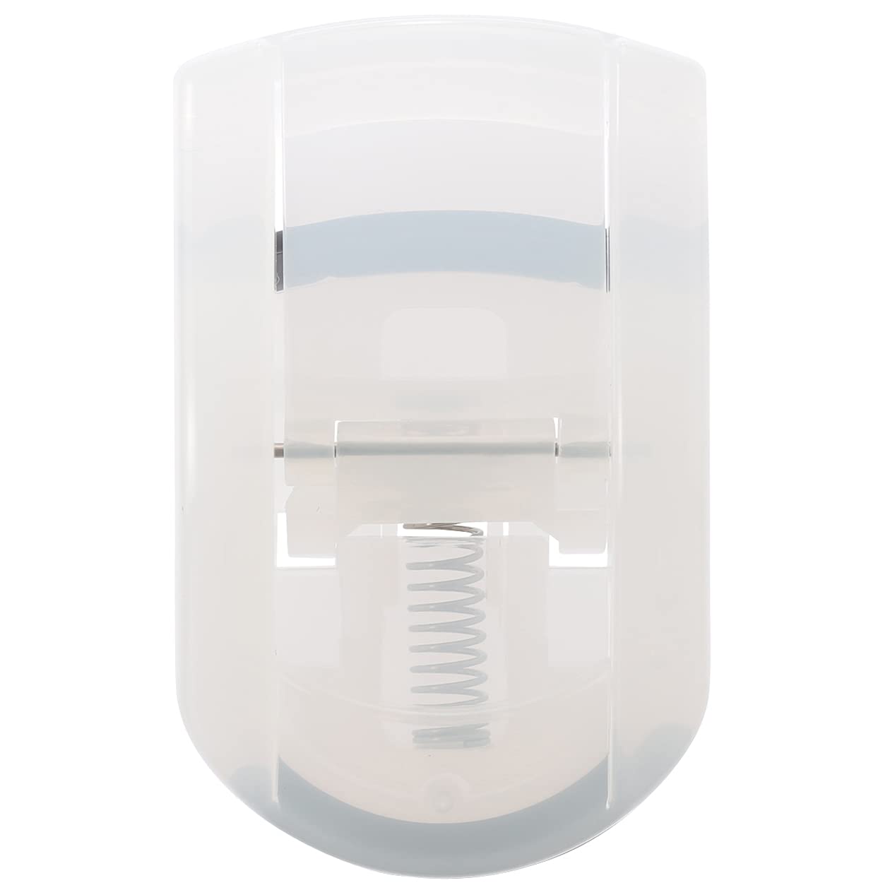 MUJI rizador de pestañas portátil, empaque japonés, ideal para retoques sobre la marcha.