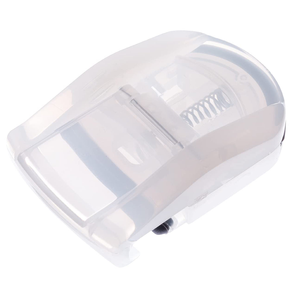 MUJI rizador de pestañas portátil, incluye repuesto de goma para mayor durabilidad.
