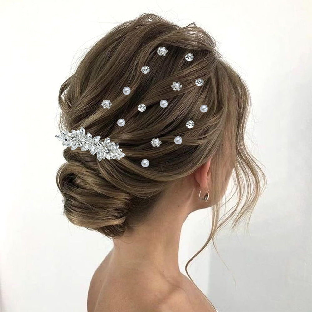 Set Mulzile de cabello para boda, joyas elegantes para alguien especial.