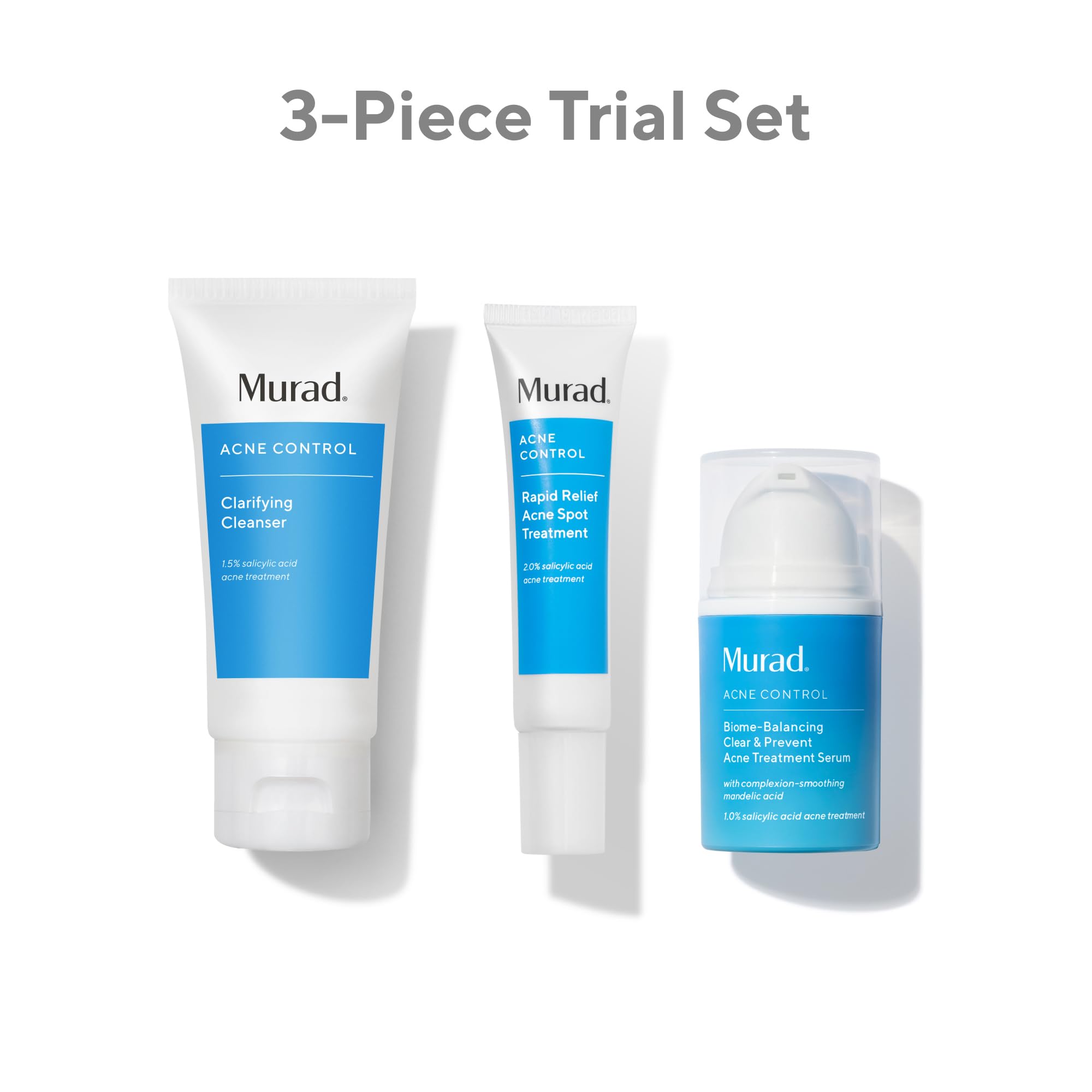 Murad Acne Trial Kit - limpiador clarificante: limpieza profunda para poros.