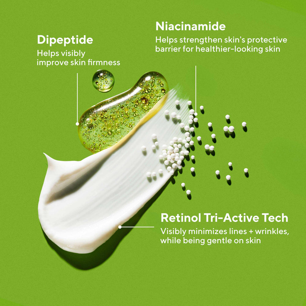 Murad aplicación nocturna en rostro cuello escote se absorbe rápidamente.