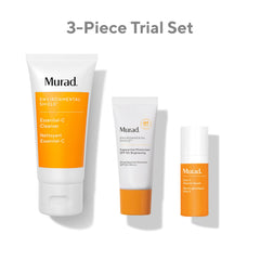 Murad Brighten Trial Kit: suero de vitamina C y ácido glicólico, ilumina y suaviza el tono.