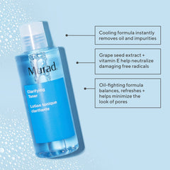 Murad Clarifying Toner enfoca los poros para una reducción de brillo suave