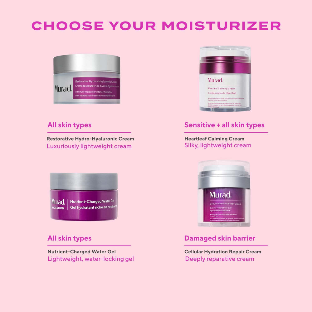 Murad crema facial hidro-hialuronica, aceite-girasol: conserva humedad y flexibilidad.