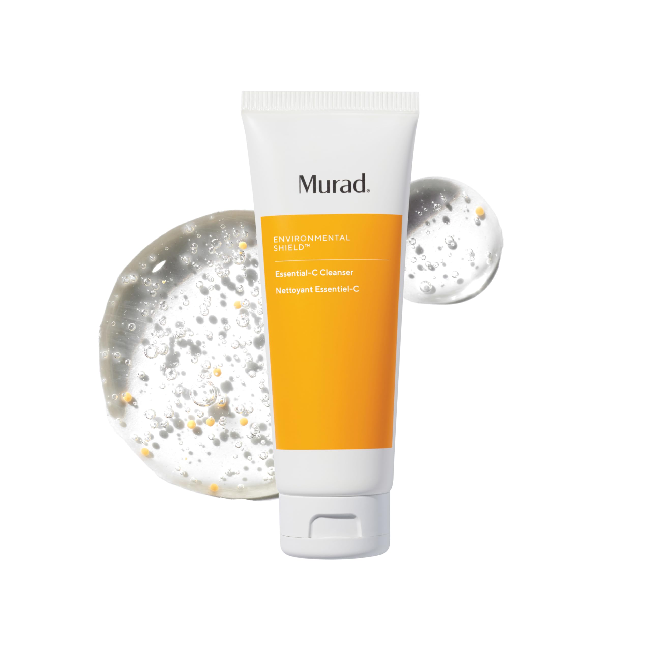 Murad Esencial-C: botella limpiador facial con espuma suave para una limpieza profunda.