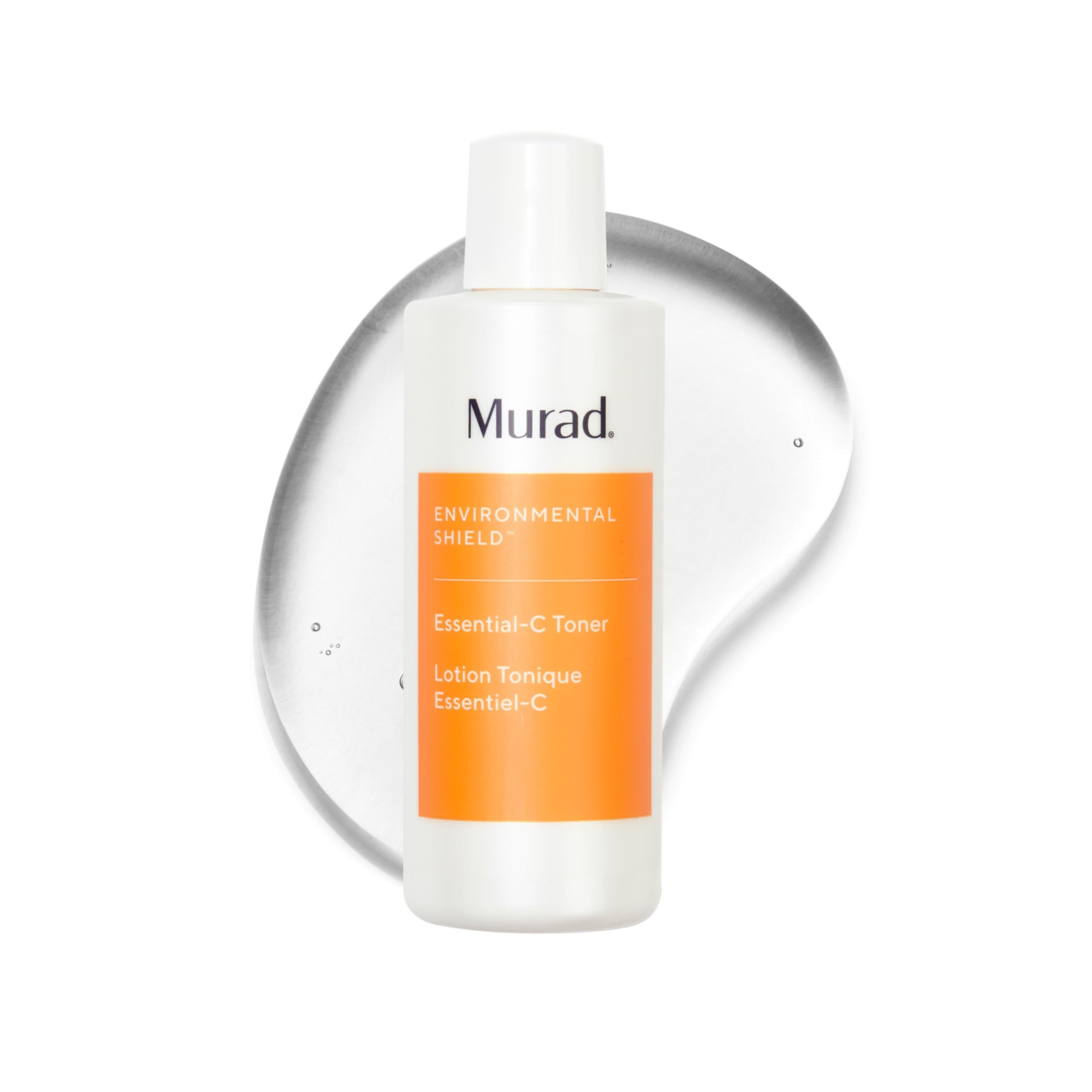 Tónico Murad Essential-C, botella frontal, refresca la piel para empezar la rutina.