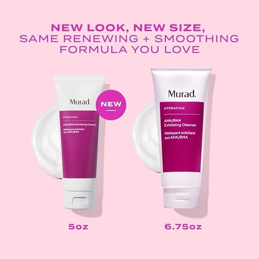 Murad limpiador exfoliante contiene ingredientes clave que ayudan a retener humedad.