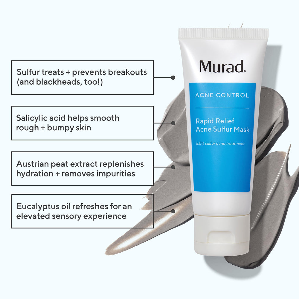 Textura sedosa de la mascarilla Murad para pieles grasas.