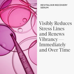 Aplicación suave alrededor de ojos con Murad Revitalixir Serum, reduce hinchazón
